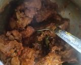 A picture of step 5 of Mutton Pulao.