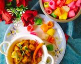 A picture of step 4 of Bhungara Bateta (Bhavnagar style Bhungara Bateta).