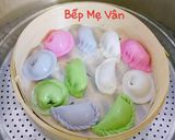 Hình bước làm 10 của món Há cảo sắc màu