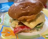 A picture of step 4 of Thai burger.