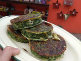 Tortillitas individuales de espinaca