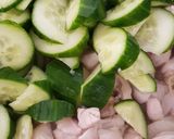 A picture of step 2 of Anton Ego's Chicken & Cucumber Soup #2.