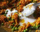 A picture of step 2 of Raw turmeric sabji.