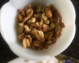 A picture of step 2 of Roasted eggplants with walnut cheese sauce.