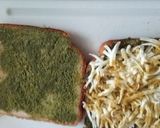 A picture of step 4 of Cheesy Spinach Sabzi Tava Sandwiches.