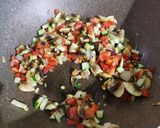 A picture of step 2 of Vegetable Soup.