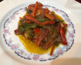 Foto del paso 8 de la receta: Filete de pobre en wok de verduras