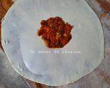 Une image de l'étape 11 de M'hajeb/ crêpes feuilletées farcies 🌶.