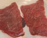 Foto del paso 4 de la receta Rollitos de ternera con pimientos en salsa de vino blanco