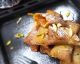 A picture of step 4 of Mango Mawa Roll.