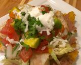 A picture of step 6 of Delicious Chicken Tostadas on Patacón.