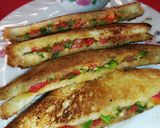 A picture of step 4 of Onion tomato sandwich.