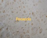 Une image de l'étape 1 de Focaccia aux anchois.