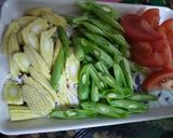 Gambar langkah 2 resipi Paprik Daging.