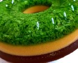 Foto langkah ke 3 dari resep Puding Lumut Kuning Cokelat.