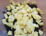 A picture of step 1 of Black Chana Chaat.