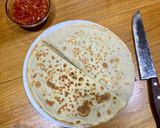 Foto langkah ke 9 dari resep Chicken Quesadilla.