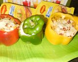 સ્ટફ્ડ ચીઝી મેગી કેપ્સીકમ (Stuffed Cheese Maggi Capsicum Recipe in Gujarati) રેસીપી સ્ટેપ9ફોટો