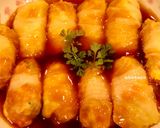 A picture of step 13 of Shrimp and Napa Cabbage Rolls.