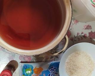 Cendol Rosella Merah Putih - Step 1