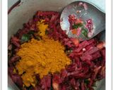 A picture of step 3 of Quick Beetroot gravy using pressure cooker.
