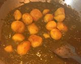 A picture of step 9 of Hariyali Aloo / Dhaniya Aloo.