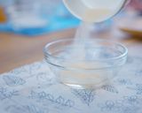 A picture of step 2 of No-Bake Smooth Cheesecake that melts in your mouth.