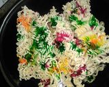 A picture of step 1 of Roasted dry fruits n caremalized fruits in Maggie basket.