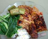 Foto langkah ke 5 dari resep Tempe dan Telur Bakar Teflon.