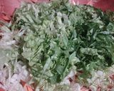 Foto del paso 5 de la receta: Pechito de cerdo con barbacoa, papas cremosas y ensalada