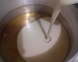 A picture of step 3 of Napolitan Flan with a Hint of Coffee.