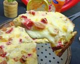 صورة لخطوة 3 من وصفة بيتزا بكمومبار وجبن مبشور😋