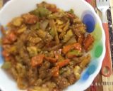 A picture of step 9 of Baby corn manchurian.