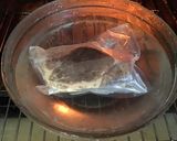 A picture of step 1 of California Farm Slow Oven Cooked Wagyu Beef Sushi.