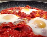 Foto del paso 5 de la receta: Magras con tomate y huevos