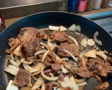 A picture of step 4 of Beef Yakiniku.