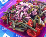 Foto del paso 7 de la receta: Ensalada de Pulpo con Judias Verdes y Tomates Cherry semisecos/ Insalata di Polpo, fagiolini e pomodorini semisecchi