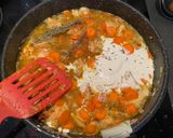 Une image de l'étape 5 de Dinde carottes aux curry.