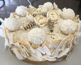 Kókuszos-mandulás raffaello torta recept fázis 4 fotója