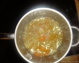 A picture of step 2 of Orange peels- dates and raisins chocolate candy.