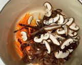 A picture of step 2 of Hot and Sour Soup.