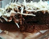 Foto langkah ke 10 dari resep Brownies kukus lapis coklat🎂🍰🍫.