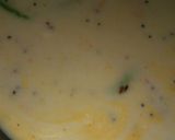 A picture of step 5 of Kadhi Pakauda.