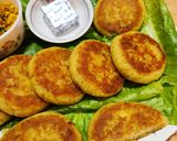 A picture of step 13 of Cheesy Paneer Potato Pancake.