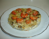 Foto del paso 14 de la receta: Budín de merluza y champiñones