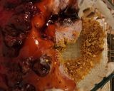 A picture of step 9 of Triple Berry Cheesecake.