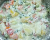 A picture of step 5 of Veg russian salad.