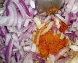 A picture of step 7 of Awara/Tofu with Onion Sauce.