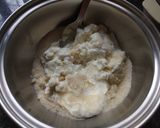 A picture of step 1 of Semolina disc roll.