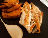 Foto del paso 8 de la receta: Rodaballo a la plancha con patatas provenzales asadas y mayonesa de yakiniku
